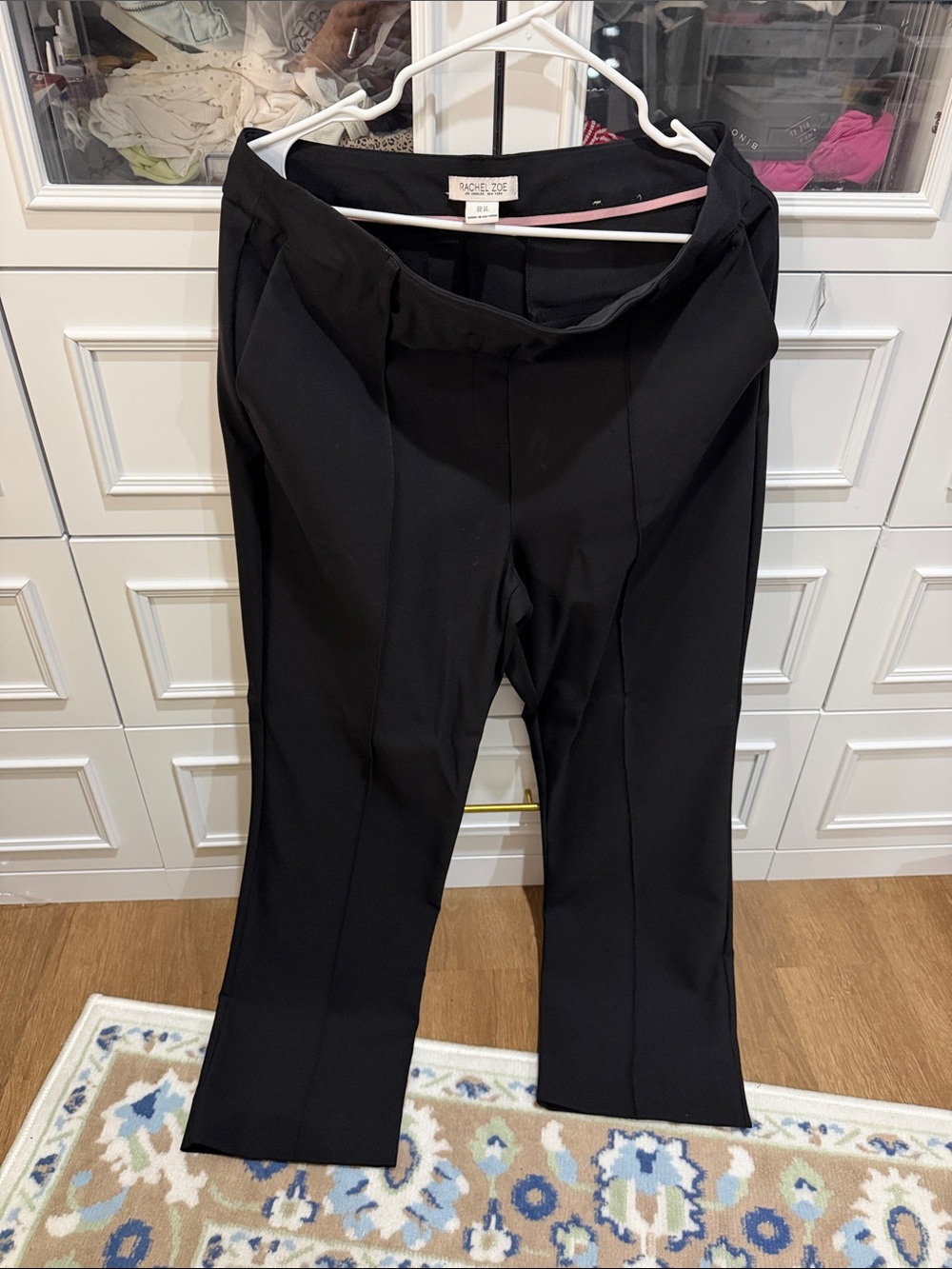 Rachel Zoe Black Tailored Stretch Trousers